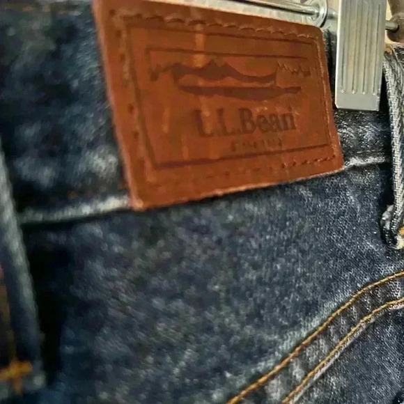 Men's L. L. Bean Double L  Classic Fit, Flannel-Lined Jeans Size 36x34 - Picture 5 of 7